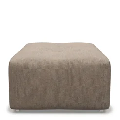 Voetenbank The Mark II, Melting Silver, 114x75