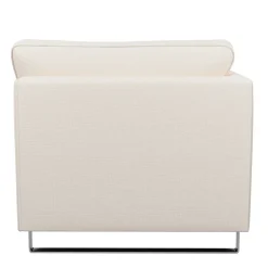 West Houston Chaise Longue Right, celtic weave, chelsea flax