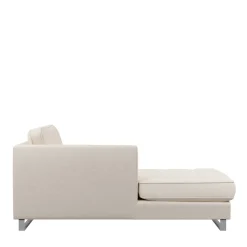 West Houston Chaise Longue Right, celtic weave, chelsea flax