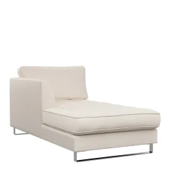 West Houston Chaise Longue Right, celtic weave, chelsea flax