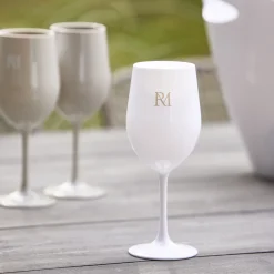 Wijnglas RM Monogram Outdoor, wit