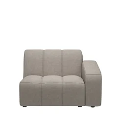 Zitelement Hoek Rechts Martinique, Stone, Washed Cotton