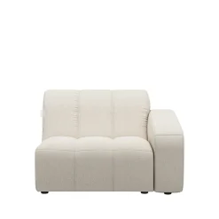 Zitelement Hoek Rechts Martinique, Antique White, Rich Tweed