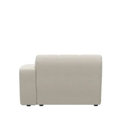 Zitelement Hoek Rechts Martinique, Antique White, Rich Tweed