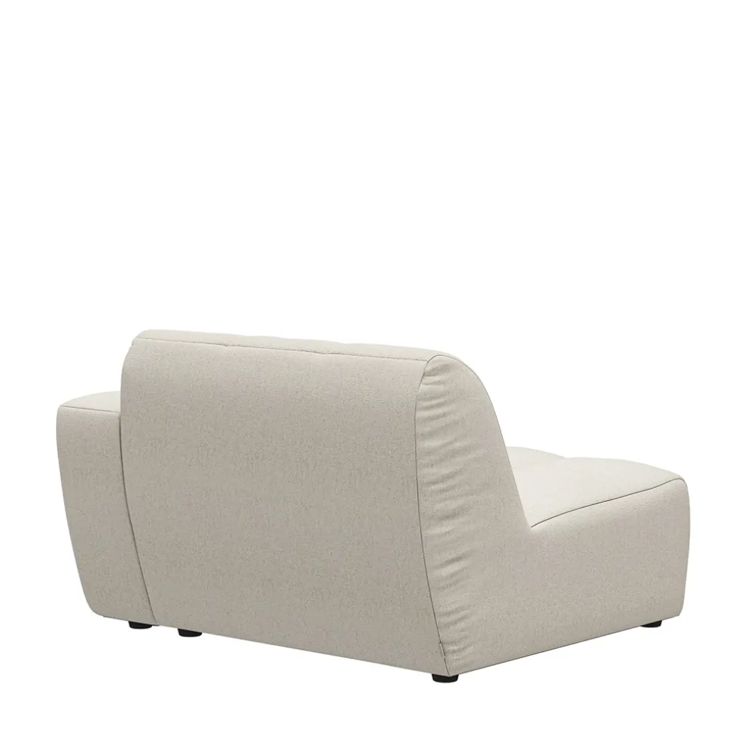 Zitelement Hoek Rechts Martinique, Antique White, Rich Tweed