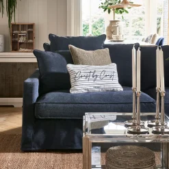 3,5-zitsbank Lennox, Denim Blue