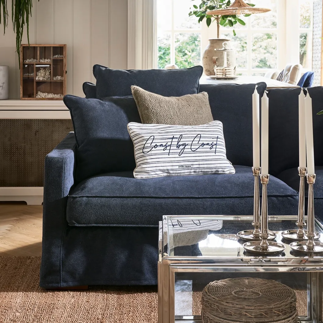 3,5-zitsbank Lennox, Denim Blue