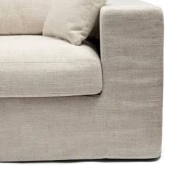 5-zitsbank Miles, Antique White