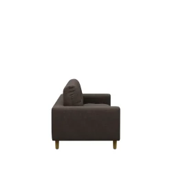 3,5-zitsbank Nelson, Dark Brown, French Weave