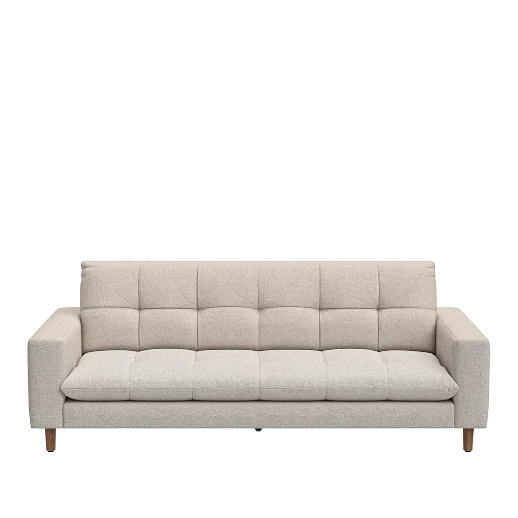 3,5-zitsbank Nelson, Satin Shell, Chenille Jacquard