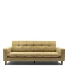 3,5-zitsbank Nelson, Silky Brass, Chenille Jacquard Vogue