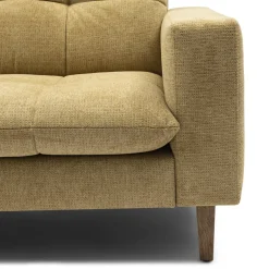 3,5-zitsbank Nelson, Silky Brass, Chenille Jacquard Vogue