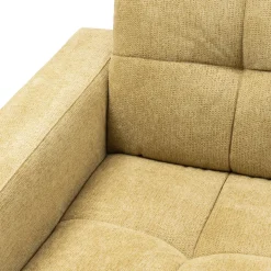 3,5-zitsbank Nelson, Silky Brass, Chenille Jacquard Vogue