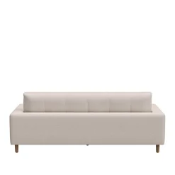 3,5-zitsbank Nelson, Soft Beige, Chenille Jacquard Vogue