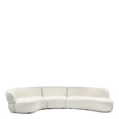 3,5-zitsbank San Remo, Arm Links, Simply White