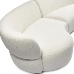 3,5-zitsbank San Remo, Arm Links, Simply White