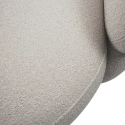 3,5-zitsbank San Remo, Arm Rechts, Natural Grey