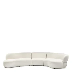 3,5-zitsbank San Remo, Arm Rechts, Simply White